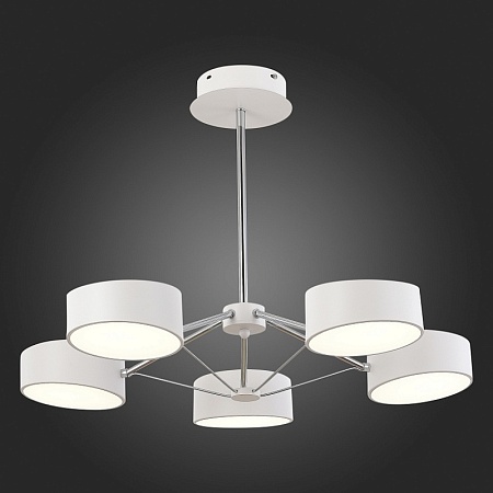 Светильник потолочный Белый, Хром/Белый LED 5*10W SLE6005-502-05 - фото