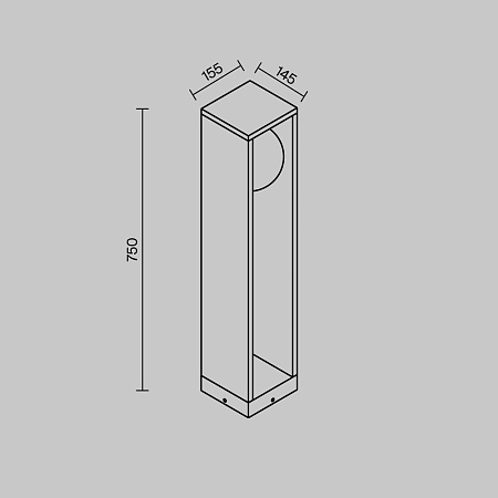 Ландшафтный светильник Outdoor O483FL-L10GF3K - фото