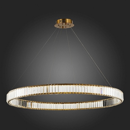 Люстра подвесная ST-Luce Латунь/Прозрачный LED 1*68W 4000K SL1622.313.01 - фото