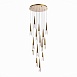 Люстра подвесная ST-Luce Золотистый/Прозрачный LED 15*3W 3000K SL6111.203.15 - фото