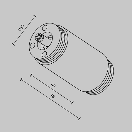 Комплектующие для систем освещения с токоведущими элементами Technical CA013IC-B - фото