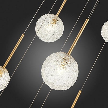 Светильник подвесной ST-Luce Золотистый/Прозрачный G9 LED 8*5W SL1152.203.08 - фото