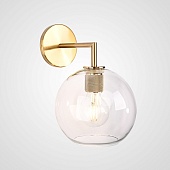 Бра Rh Utilitaire Globe Shade Single Sconce Brass Imperiumloft 123276-22