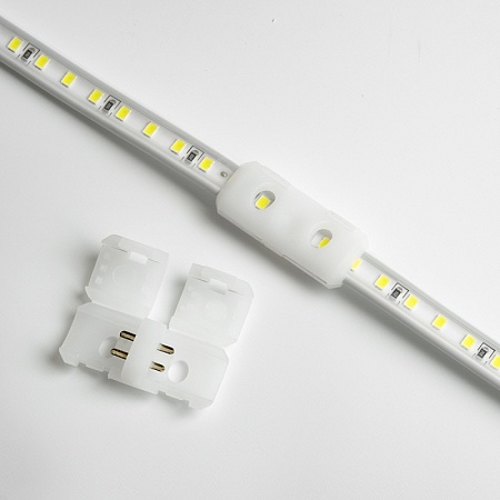 Светодиодная LED лента Feron LS710, 120SMD(2835)/м 10Вт/м 220V длина 25м, 6500K, IP65, с 1 сетевым шнуром, 2 заглушками, 2 коннекторами в комплекте - фото