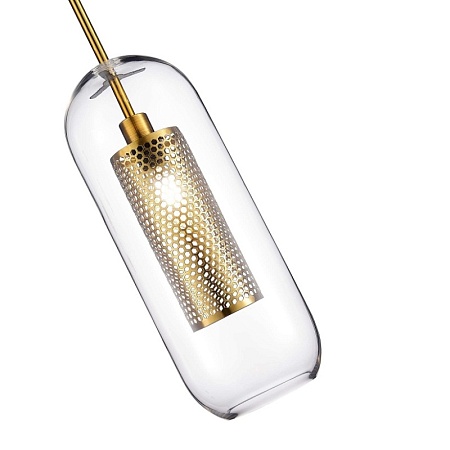 Бра ST-Luce Латунь/Прозрачный E14 1*40W SL1048.301.01 - фото