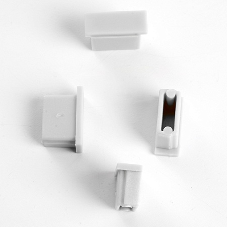 Заглушка без отверстия для профиля CAB251, LD376 (комплект 4шт) - фото