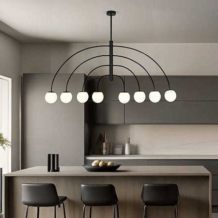 Потолочный светильник Eurosvet 30179/8 черный - фото