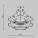 Подвесной светильник Maytoni Rim MOD058PL-L174BSK - фото