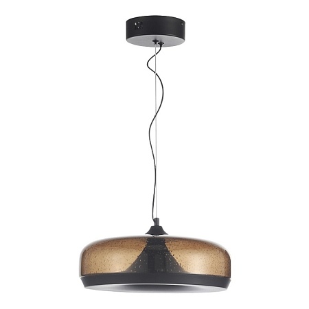 Светильник подвесной ST-Luce Черный/Коричневый, с пузырьками LED 1*42W 3000K SL6014.603.01 - фото