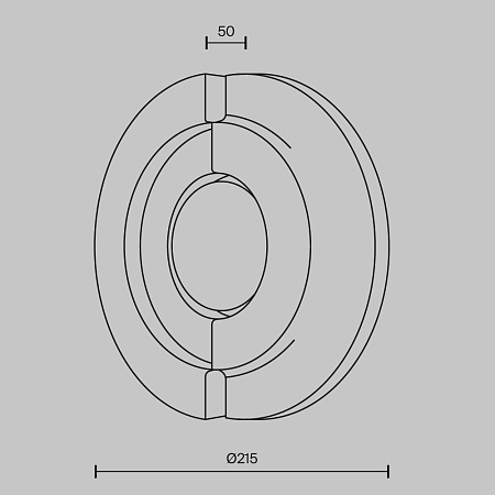 Настенный светильник (бра) Maytoni MOD462WL-L10BG3K - фото