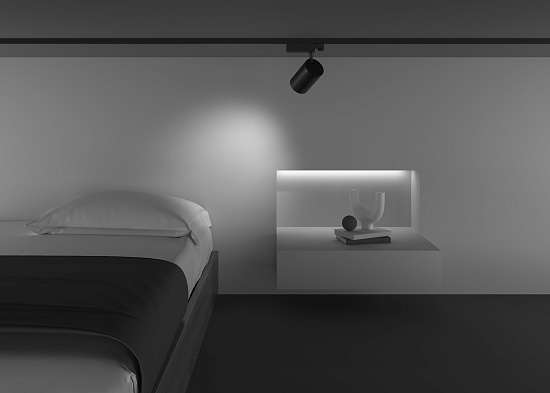 Трековая система Technical накладная трехфазная чёрная 300x300 TS-X-300-TR029-3-20W3K-M-B