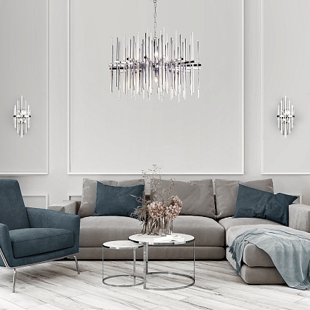 Настенный светильник Bogate's 355/2 хром - фото