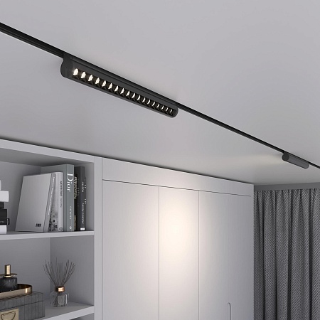 Трековый светильник 18W 4200K Alter чёрный Slim Magnetic 85050/01 Elektrostandard - фото