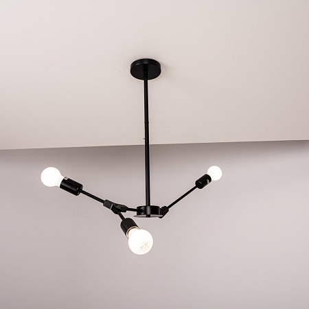 Люстра На Штанге Late D55 Black Imperiumloft 193586-26 - фото