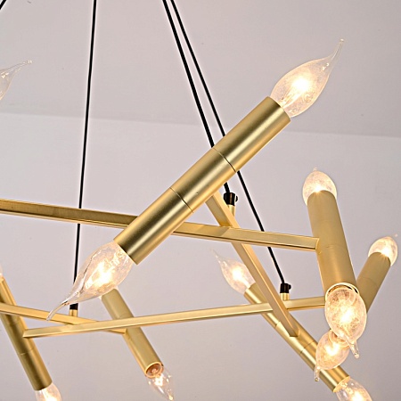 Подвесной Светильник Jonathan Browning Le Pentagone Chandelier 20 Light Imperiumloft 123487-22 - фото