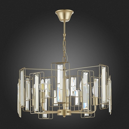 Светильник подвесной Шампань/Прозрачный E14 5*40W SLE103403-05 - фото
