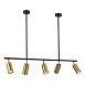 Светильник подвесной ST-Luce Черный/Латунь GU10 5*5W 4000K SL1206.413.05 - фото