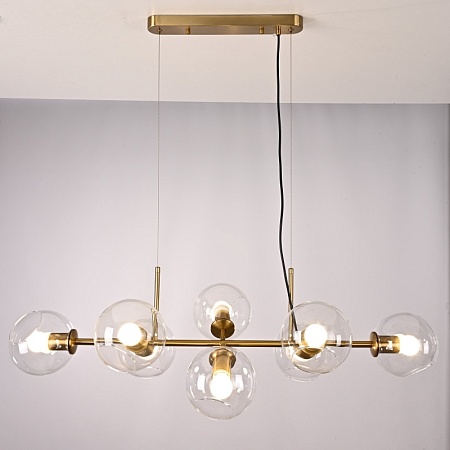 Люстра Staggered Glass Chandelier 8 Imperiumloft 107263-22 - фото
