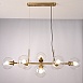 Люстра Staggered Glass Chandelier 8 Imperiumloft 107263-22 - фото