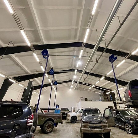 Светильник для светодиодной лампы типа Т8, цоколь 2*G13,  ДПО 11-2х18-001 - фото