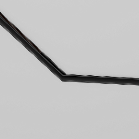 Угол-соединитель 135° Exility встраиваемый под ГКЛ 12,5мм, черный - фото