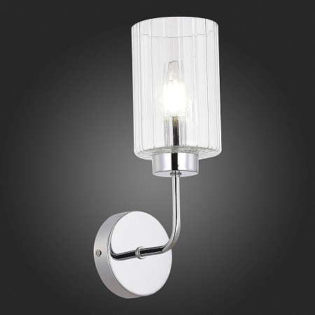 Светильник настенный Хром/Прозрачный E14 1*40W SLE1127-101-01 - фото