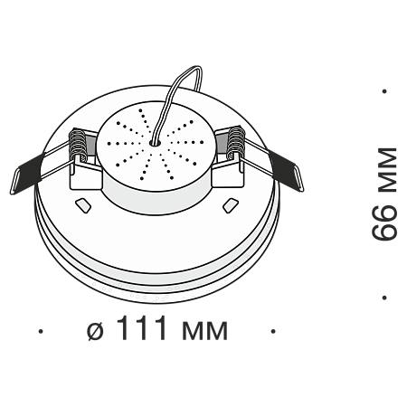 Встраиваемый светильник Technical DL296-6-6W-W - фото