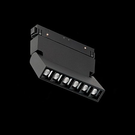 Магнитный трековый светильник Черный LED 1*6W 4000K 532Lm Ra>80 36° IP20 L120xW22xH108 ST364.446.06 - фото