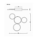 Потолочная Люстра В Виде Колец Twine 4 Rings Black Imperiumloft 204612-26 - фото