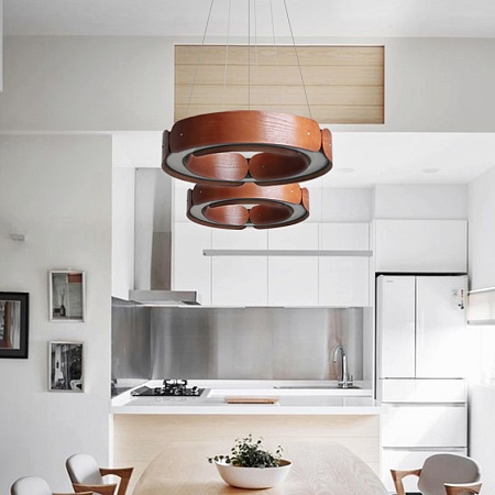 Подвесной Кольцевой Светильник Range 1 D55 Light Wood Imperiumloft 195537-26 - фото