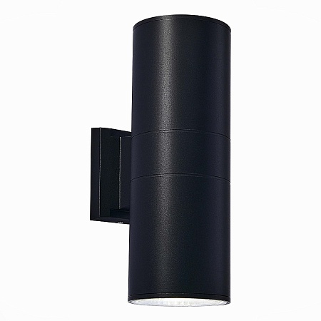 Светильник уличный настенный ST-Luce Черный/Черный LED 2*8W 4000K SL074.411.02 - фото