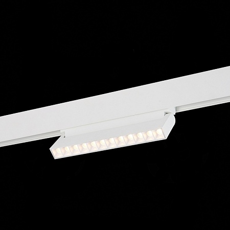 Магнитный трековый светильник белый LED 1*12W 3000K 1 009Lm Ra>80 36° IP20 L219xW22xH10 ST364.536.12 - фото