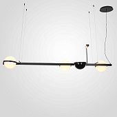 Реечный Подвесной Светильник Palma Wall Lamp 3 Шара + 1 Вазон Горизонтальная Imperiumloft 204173-22