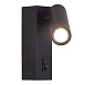 Светильник настенный ST-Luce Черный/Черный LED 1*5W 3000K ST161.411.05 - фото