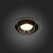 Св-к встр. Черный LED 1*12W 3000K 900Lm Ra80 24° IP20 D90xH92 180-240V ST702.338.12 - фото