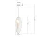 Светильник подвесной ST-Luce белый/белый E27 1*60W SL1522.533.01 - фото