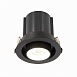Св-к встр. Черный LED 1*12W 3000K 900Lm Ra80 24° IP20 D90xH92 180-240V ST702.438.12 - фото
