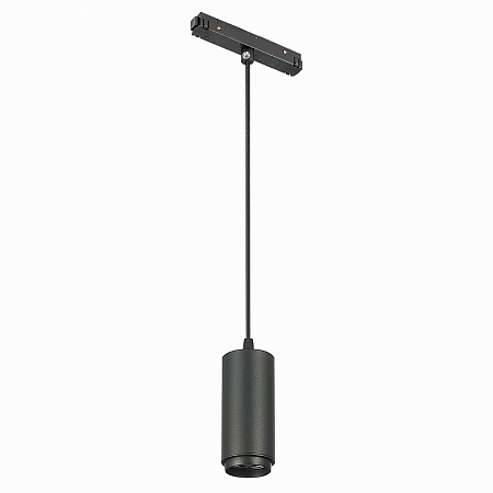Магнитный трековый светильник подвесной ZOOM Черный LED 1*6W 3000K 667Lm Ra>80 10-60° I ST357.433.06 - фото