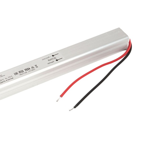 Трансформатор электронный для светодиодной ленты 60W 24V ( ультратонкий драйвер), LB001 - фото