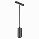 Магнитный трековый светильник подвесной ZOOM Черный LED 1*6W 3000K 667Lm Ra>80 10-60° I ST357.433.06 - фото