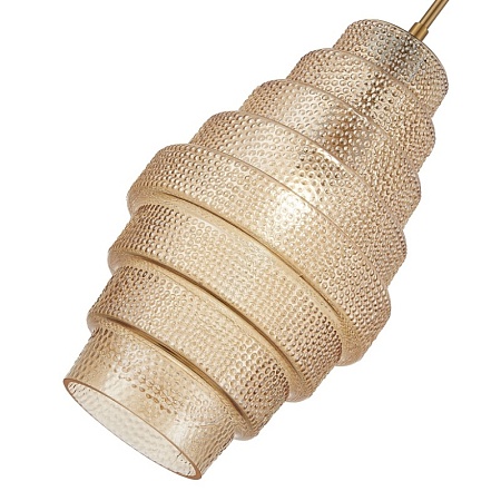 Подвес ST-Luce Латунь/Коньячный E27 1*40W SL1001.203.01 - фото