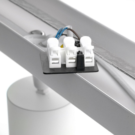 Светильник Feron ML1863 ZEN светильник настенно-потолочный под лампу  GU10, белый, хром - фото