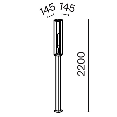 Ландшафтный светильник Outdoor O452FL-01GF3 - фото