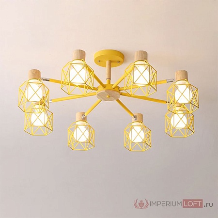 Потолочная Люстра Corf B3 Champagne 8 Lamps Imperiumloft 189489-26 - фото