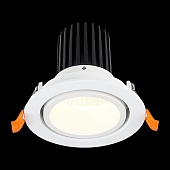 Св-к встр. Белый LED 1*10W 3000K 750Lm Ra&gt;90 38° IP20 D102xH85 170-240V ST705.538.10