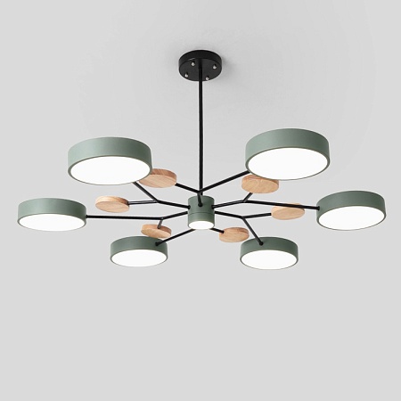 Люстра На Штанге Meade 7 Lamps Green Imperiumloft 207864-26 - фото