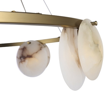 Светильник подвесной ST-Luce Латунь/Алебастр G9 8*5W 4000K SL1520.303.08 - фото