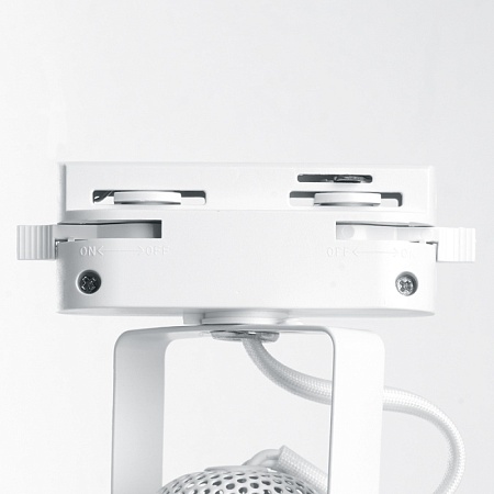 Светильник Feron AL190 трековый однофазный на шинопровод под лампу GU10, белый - фото