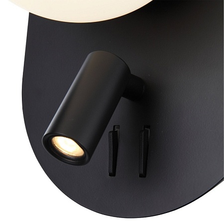 Бра ST-Luce Черный/Белый LED 1+1*8+3W 4000K SL395.411.02 - фото