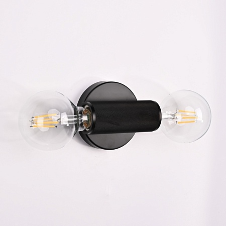 Бра Rh Utilitaire Inline Sconce Black Imperiumloft 123278-22 - фото